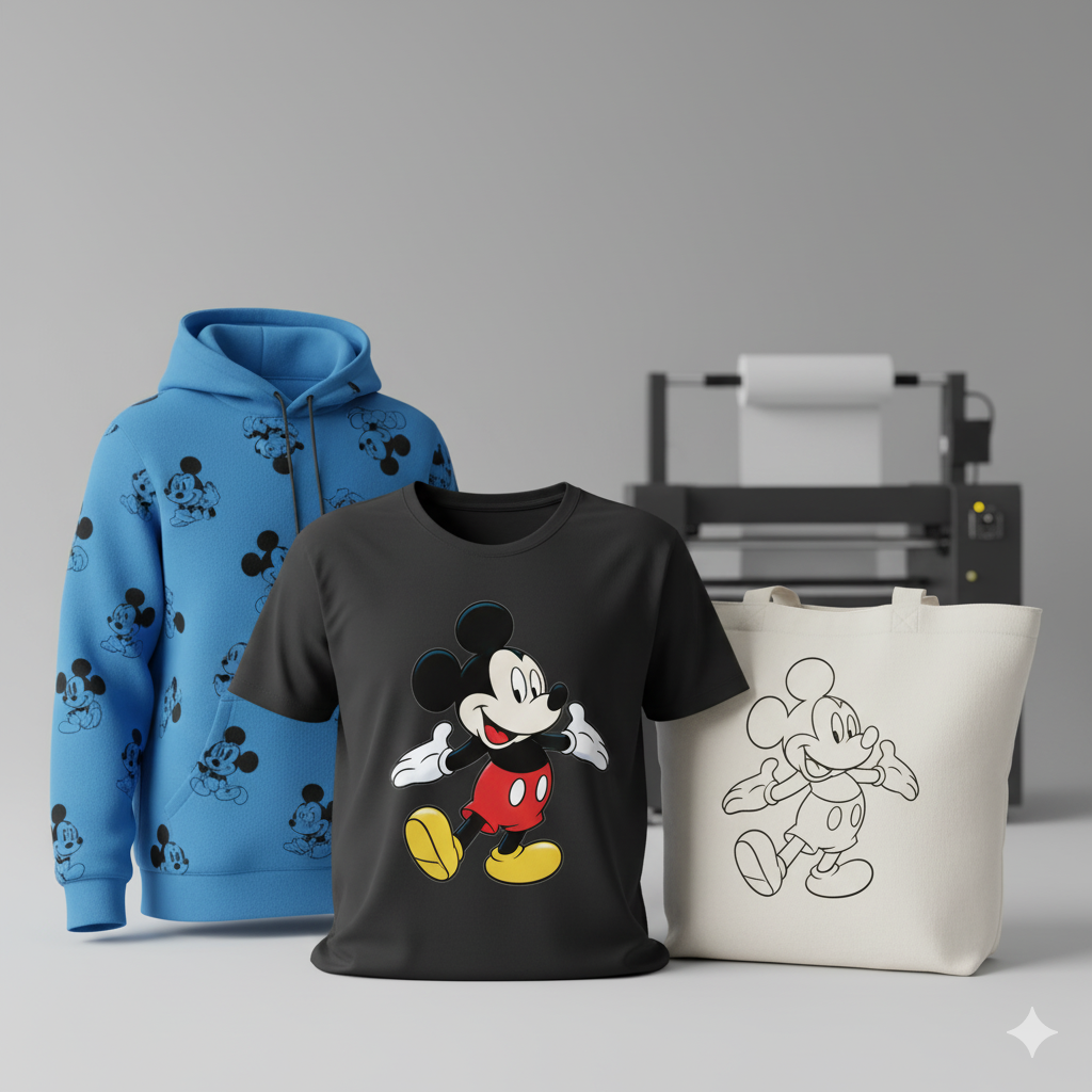 Mickey Mouse DTF Transfers