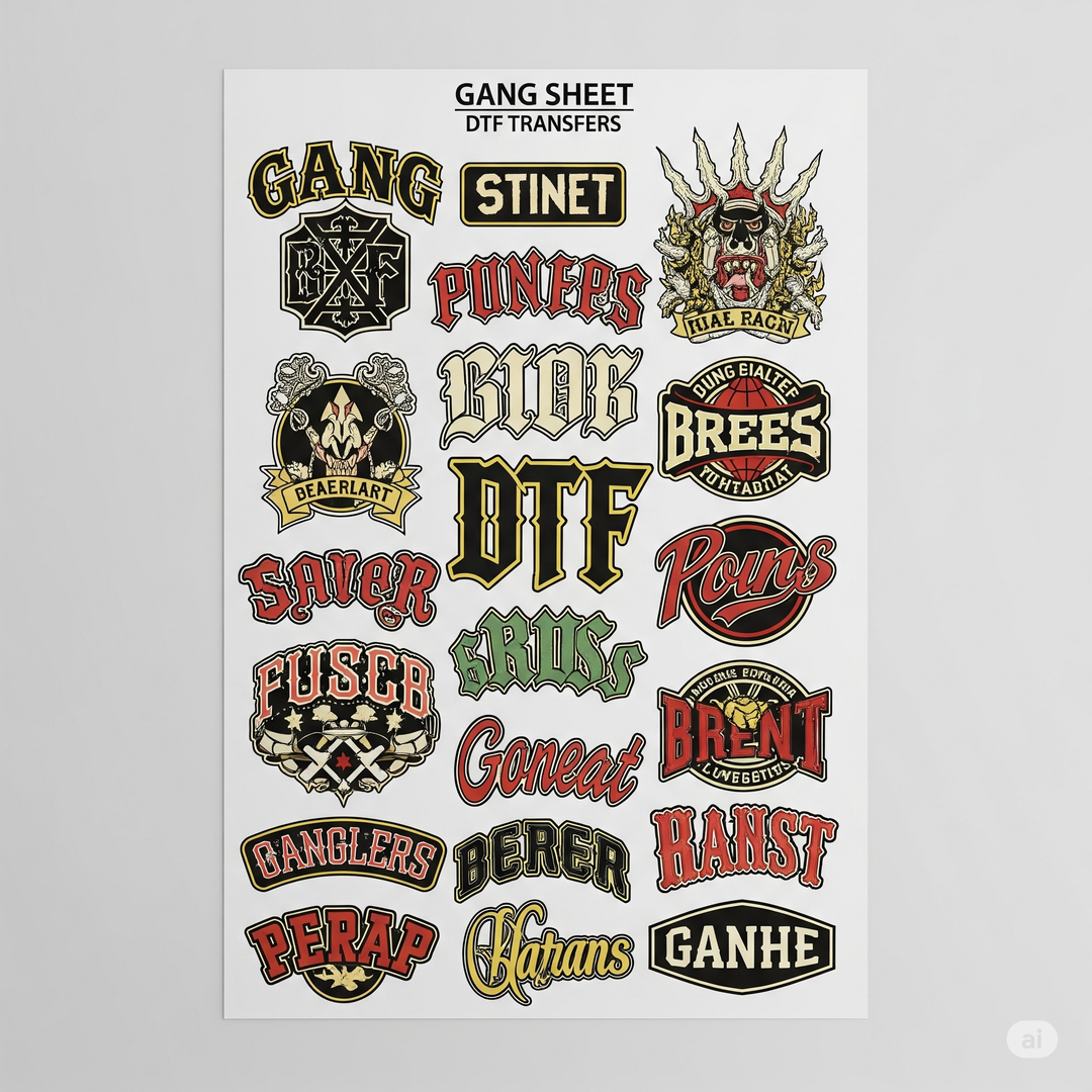 Gang Sheet DTF Transfers