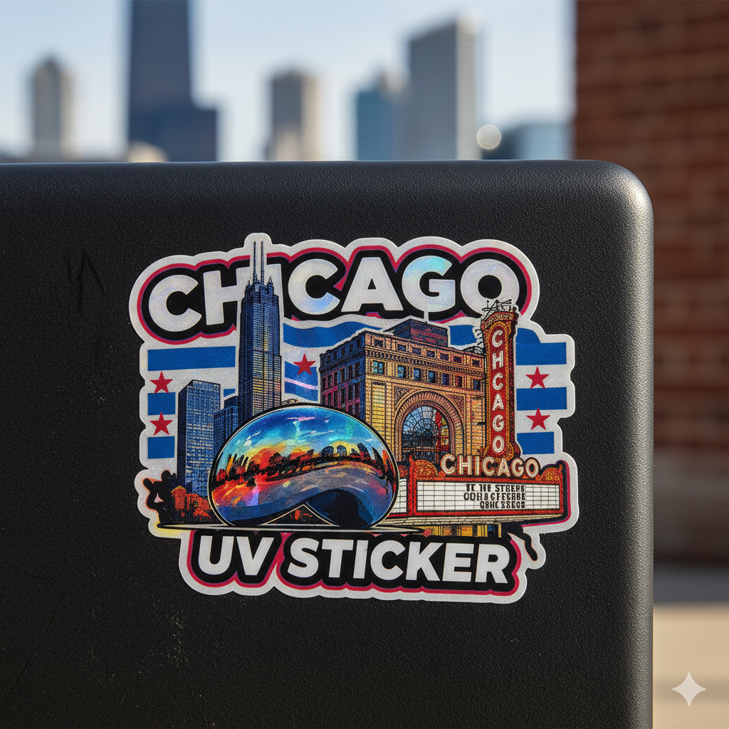 Chicago UV Sticker