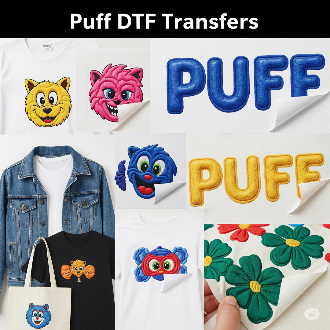 Puff DTF  Transfers