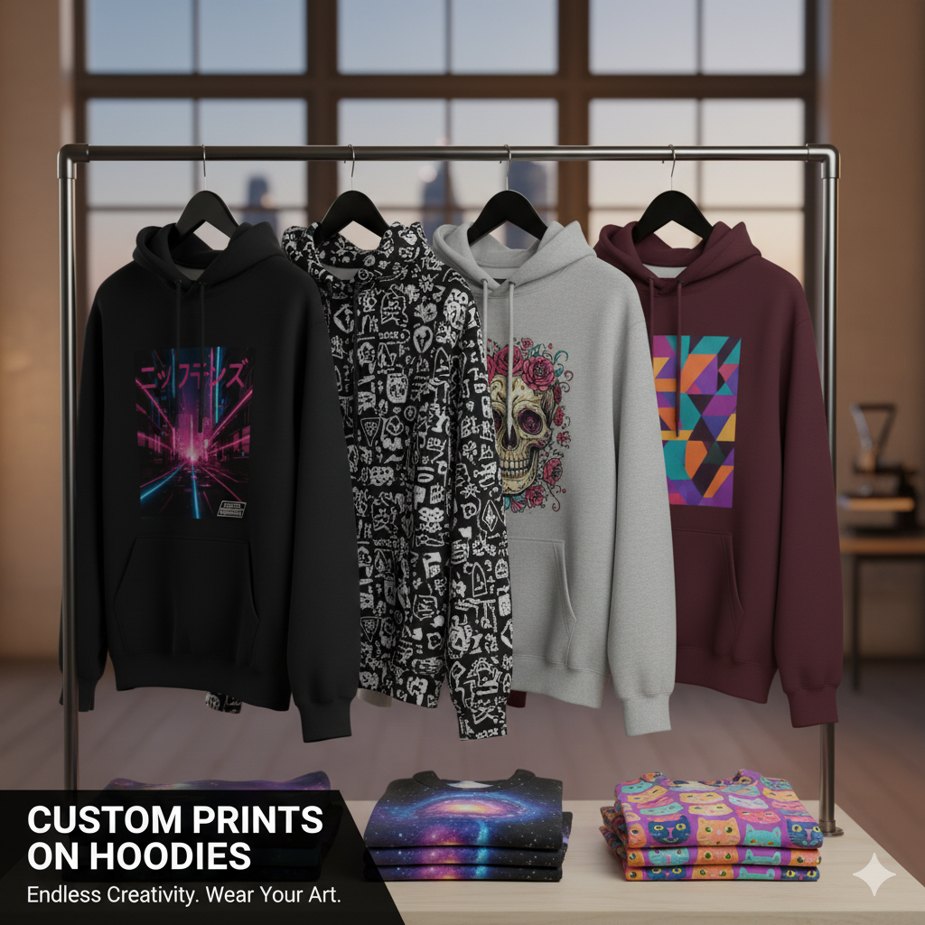 Custom Prints On Hoodies
