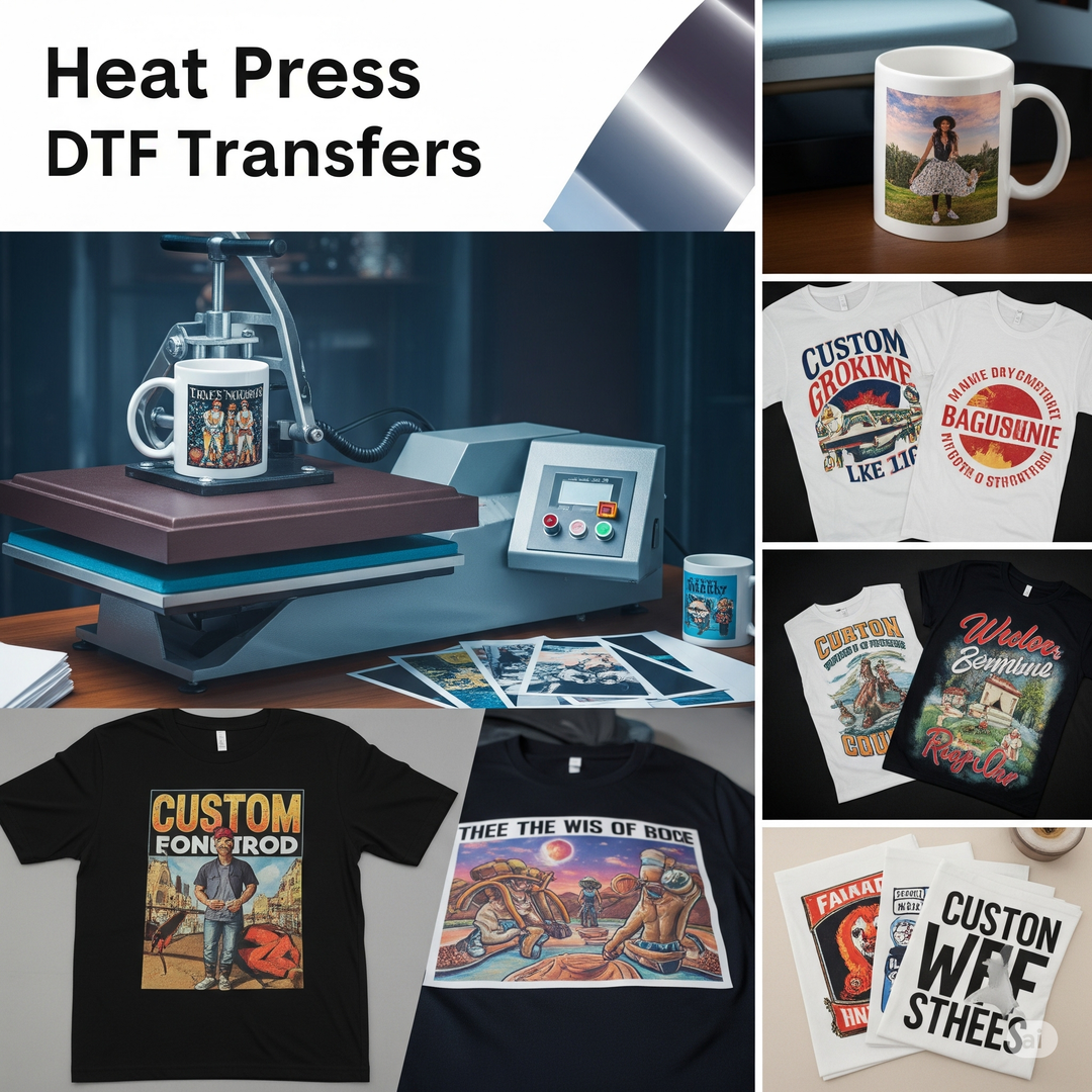 Heat Press DTF Transfers
