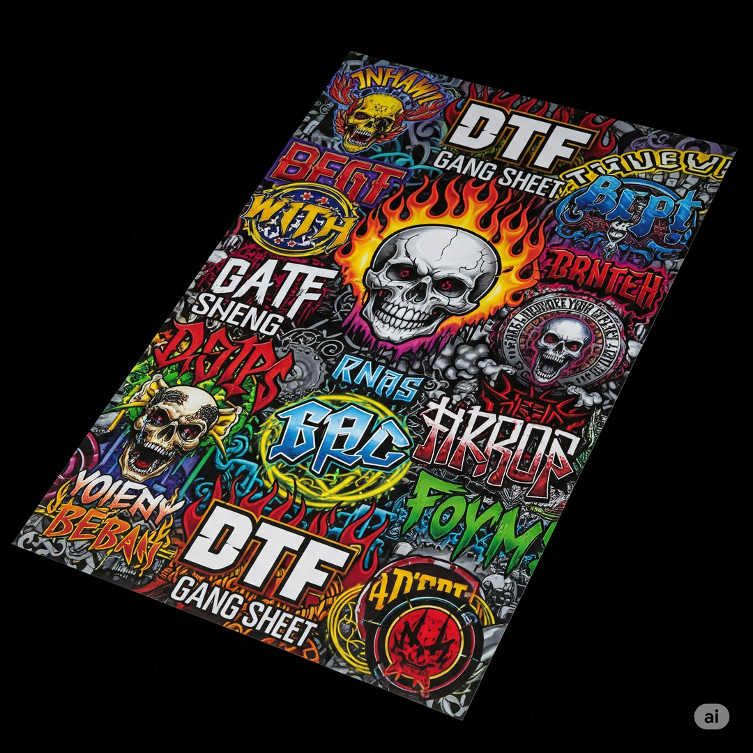 Custom DTF Gang Sheet