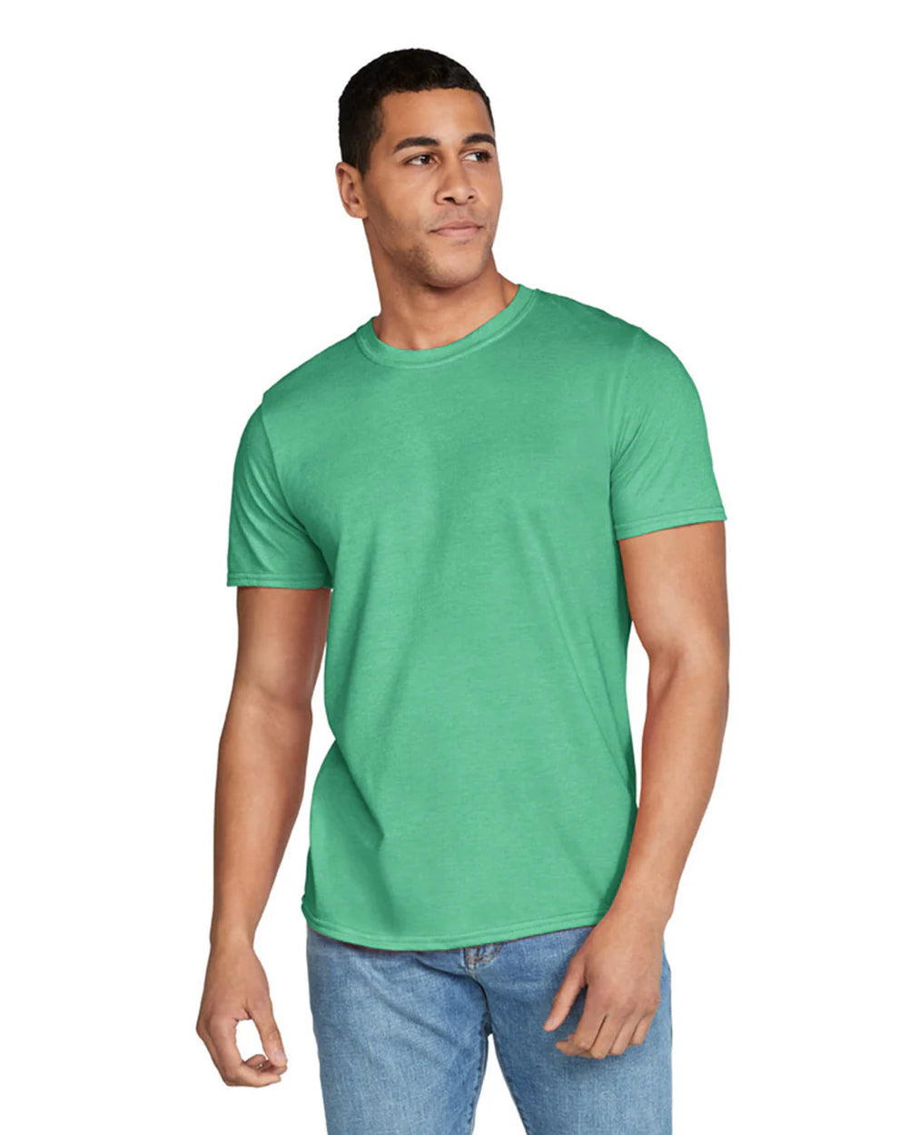 T-Shirt G6400 Heather Color - Alpha Print