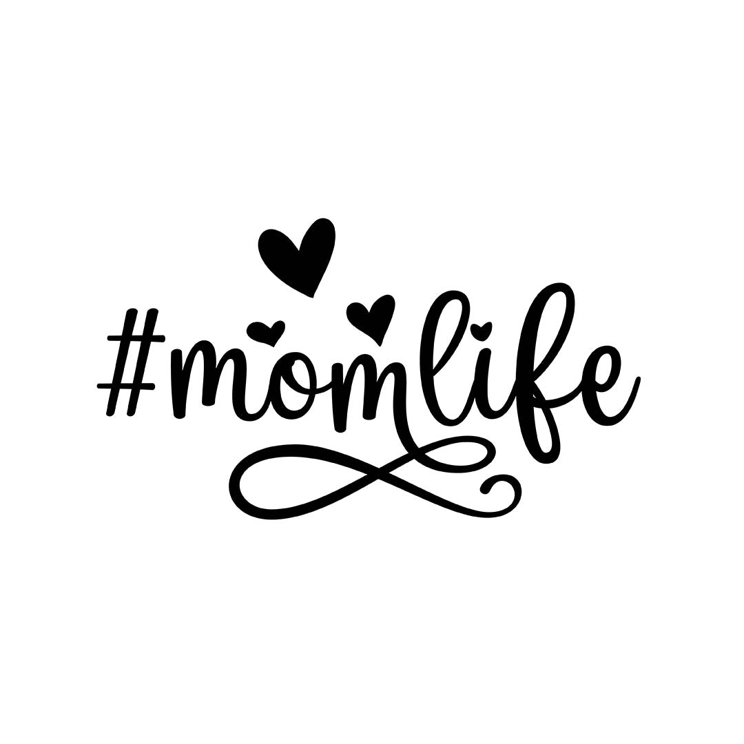 Alpha DTF Print | Momlife - A popular and relatable design for moms.