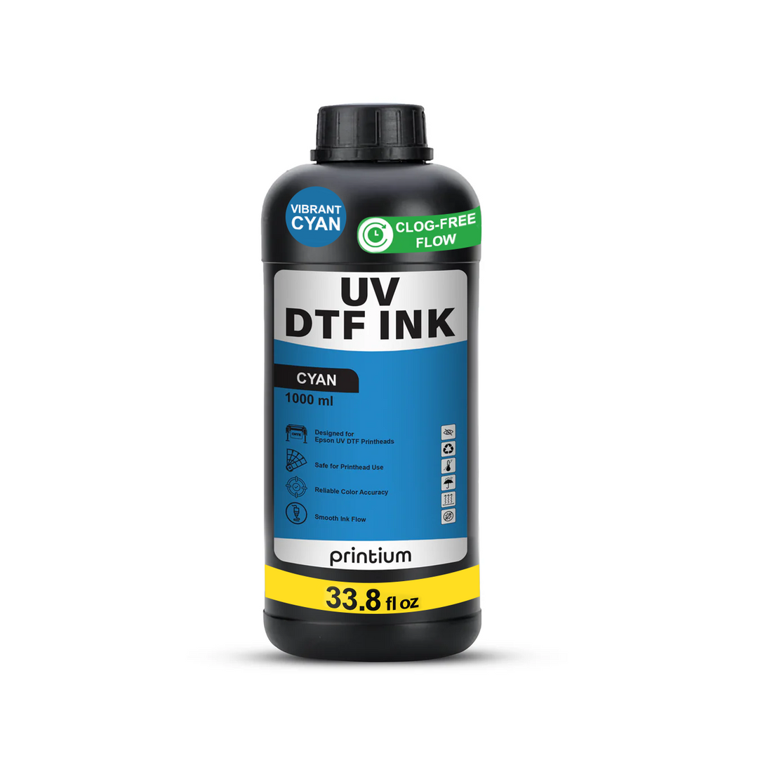 UV DTF Ink - White, CMYK, Varnish