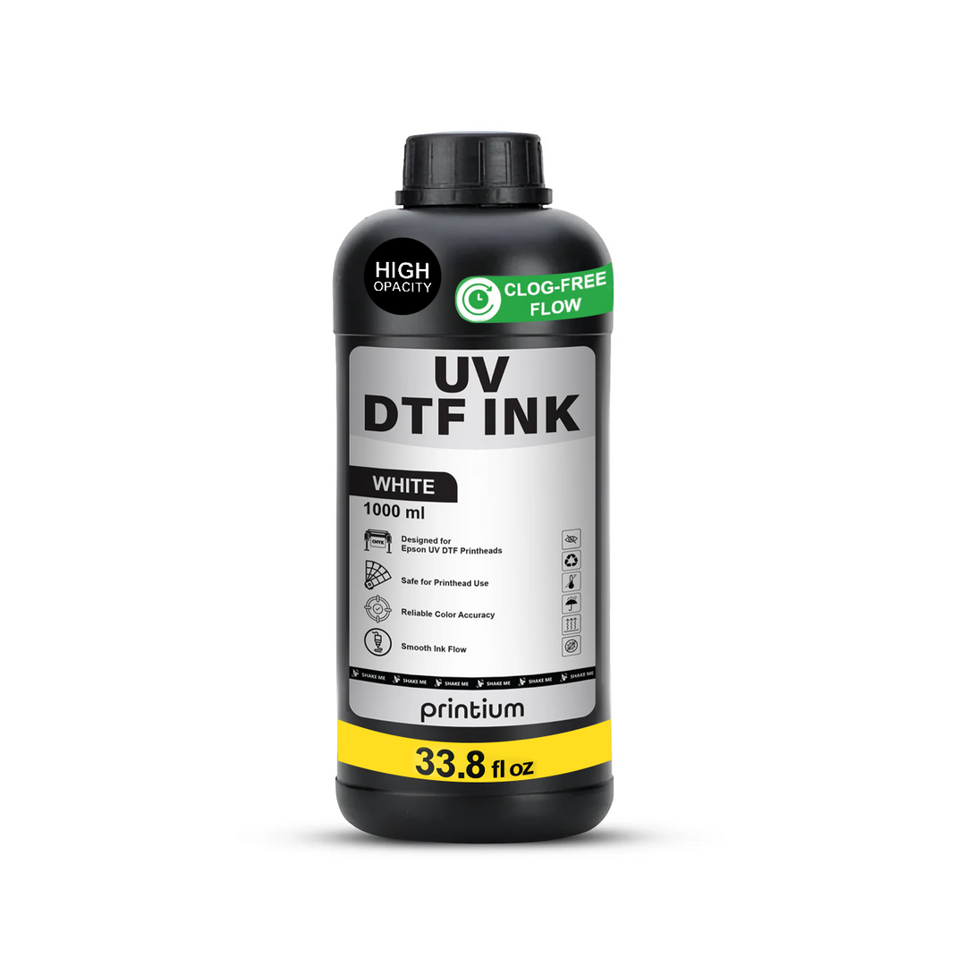 UV DTF Ink - White, CMYK, Varnish