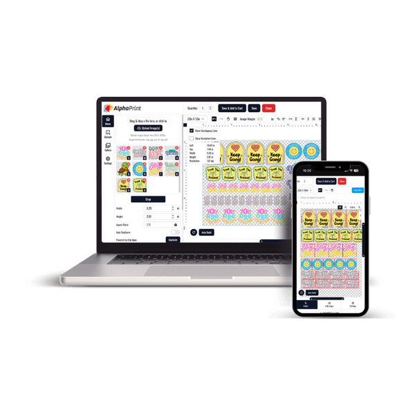 UV DTF Gang Sheet Builder - Alpha Print