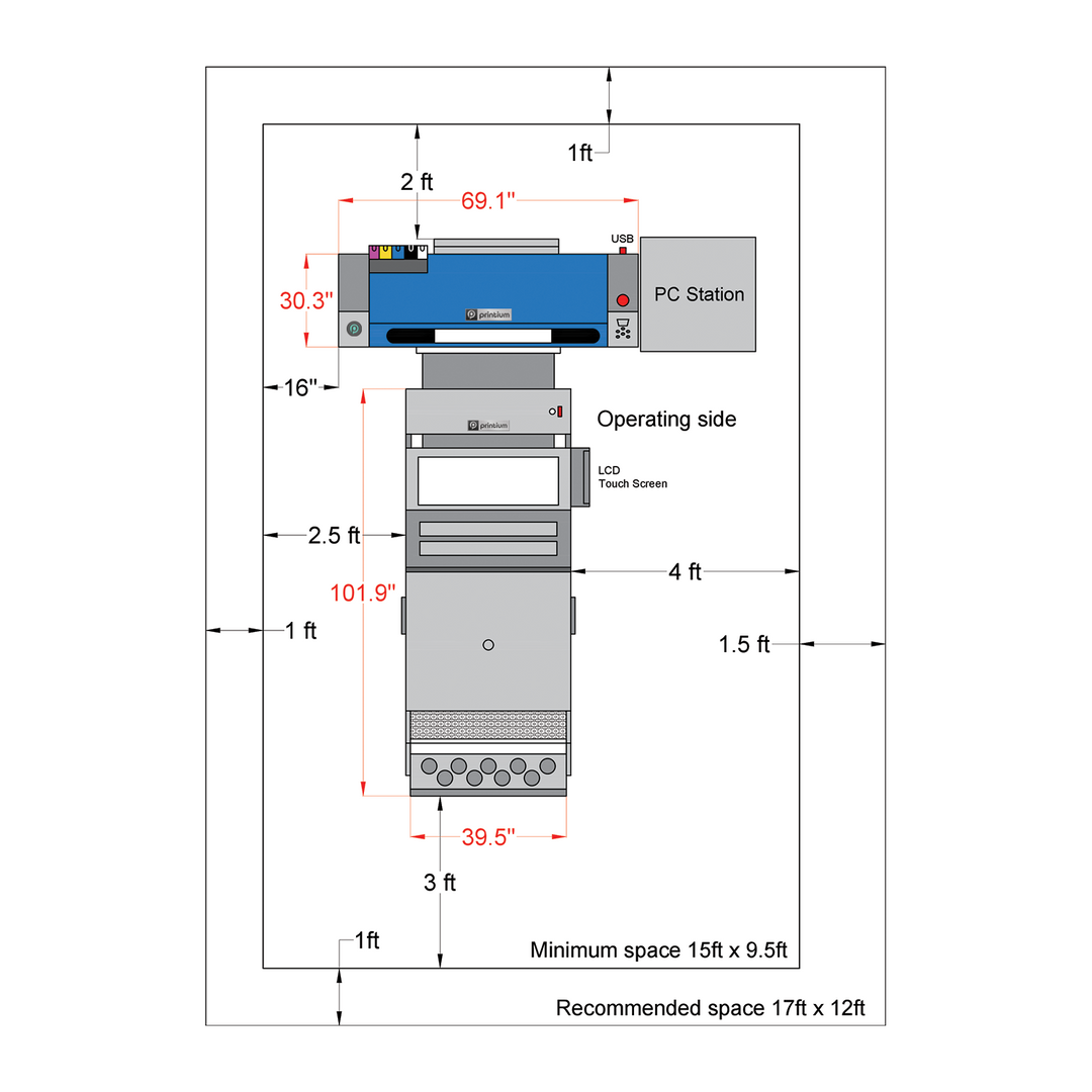 P6501 - DTF Powder Shaker Dryer