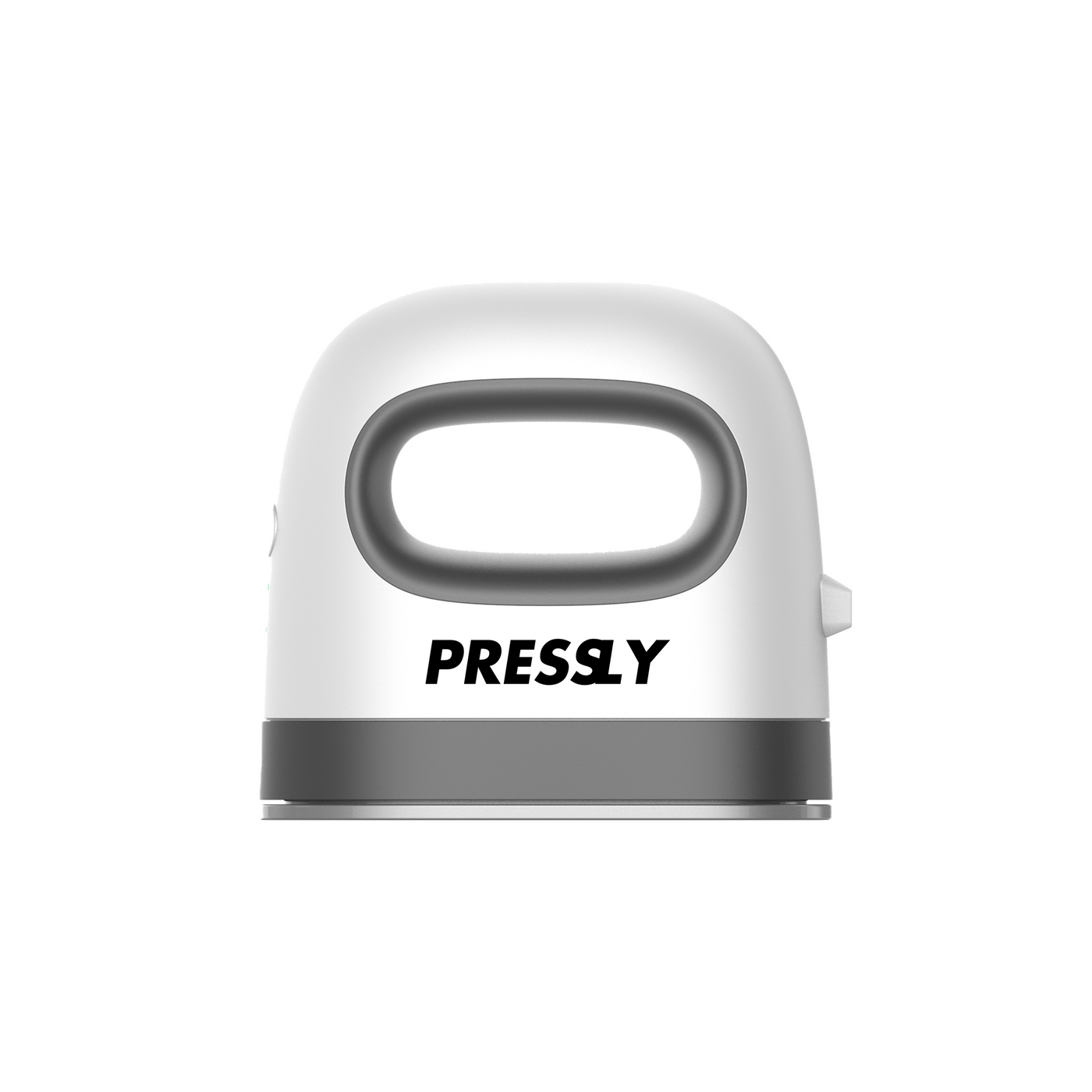 Compact gray mini heat press with handle, ideal for custom DTF transfer applications