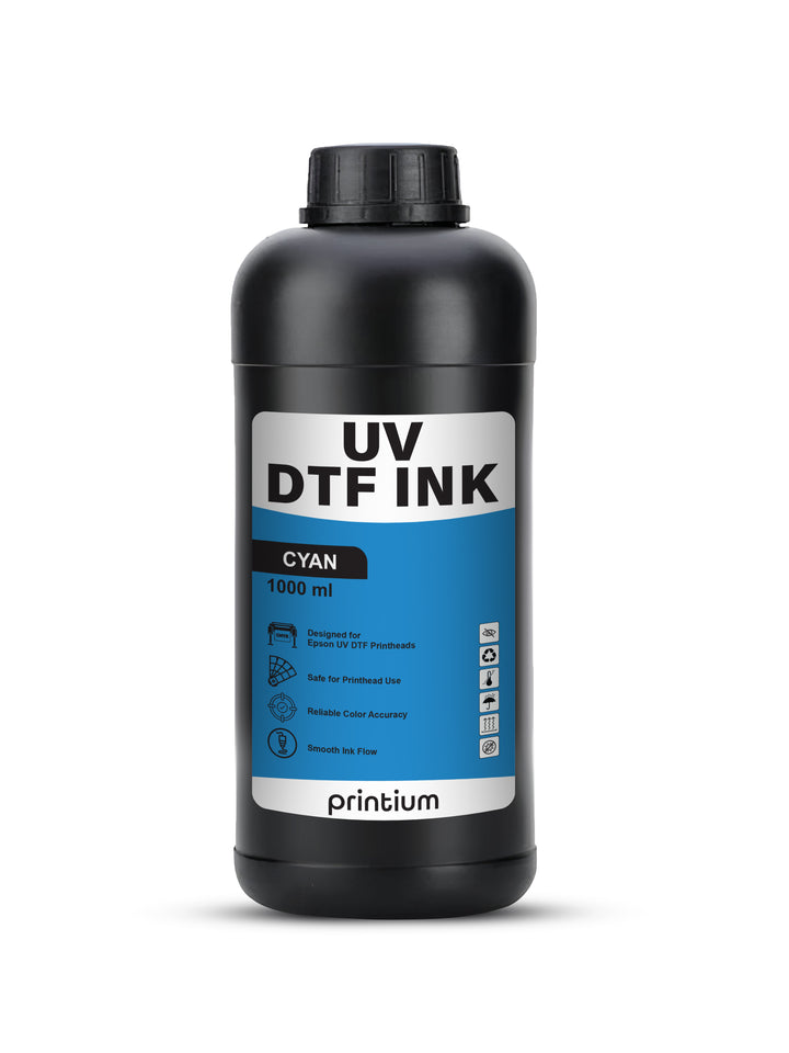 UV DTF Ink - White, CMYK, Varnish