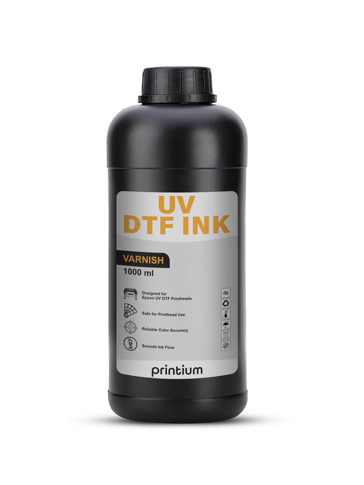 UV DTF Ink - White, CMYK, Varnish